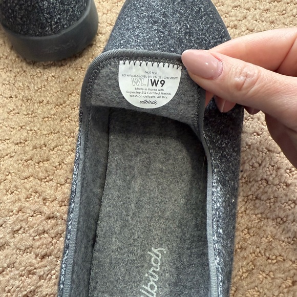 Allbirds Gray Wool Slip-On Wool Lounger Loafers - Picture 3 of 6